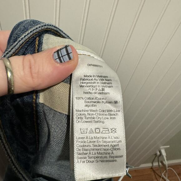 Madewell The Darted Barrel Leg Jean Size 33 - Picture 8 of 8